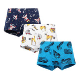 Kids Boys Underwear Cartoon  Shorts Cotton Underwear 3 Lot