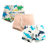 Kids Boys Underwear Cartoon  Shorts Cotton Underwear 3 Lot