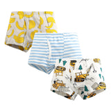 Kids Boys Underwear Cartoon  Shorts Cotton Underwear 3 Lot