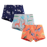 Kids Boys Underwear Cartoon  Shorts Cotton Underwear 3 Lot