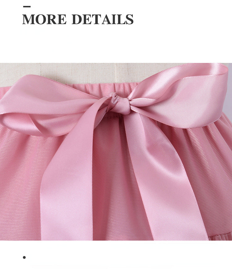 Kid Baby Girls Performance Princess Gauze Pompous Skirts