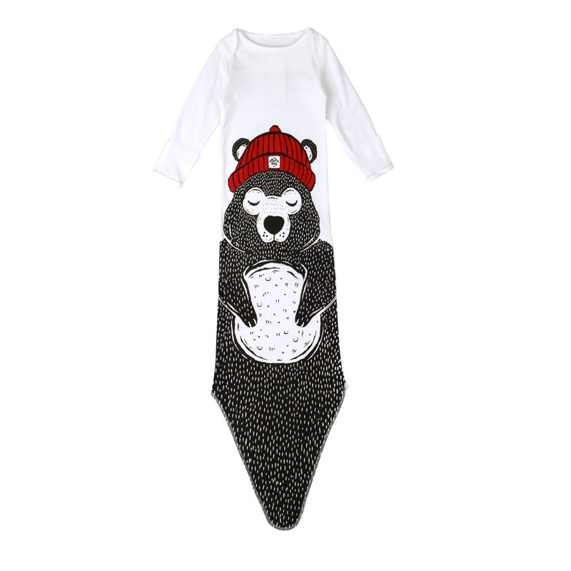 Baby Sleeping Pajamas Mermaid Shaped Air Conditioning Quilt Rompers