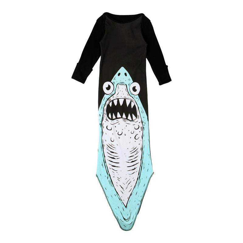 Baby Sleeping Pajamas Mermaid Shaped Air Conditioning Quilt Rompers