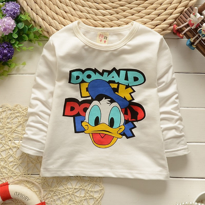 Kid Baby Boys Girls Set Cartoon Donald Duck 3 Pcs Set