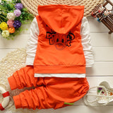 Kid Baby Boys Girls Set Cartoon Donald Duck 3 Pcs Set