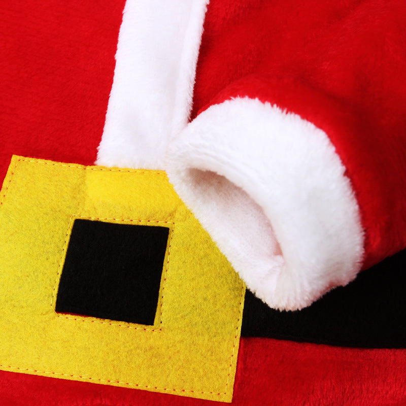 New Baby Christmas Dress with Hat Cute 3 Pcs