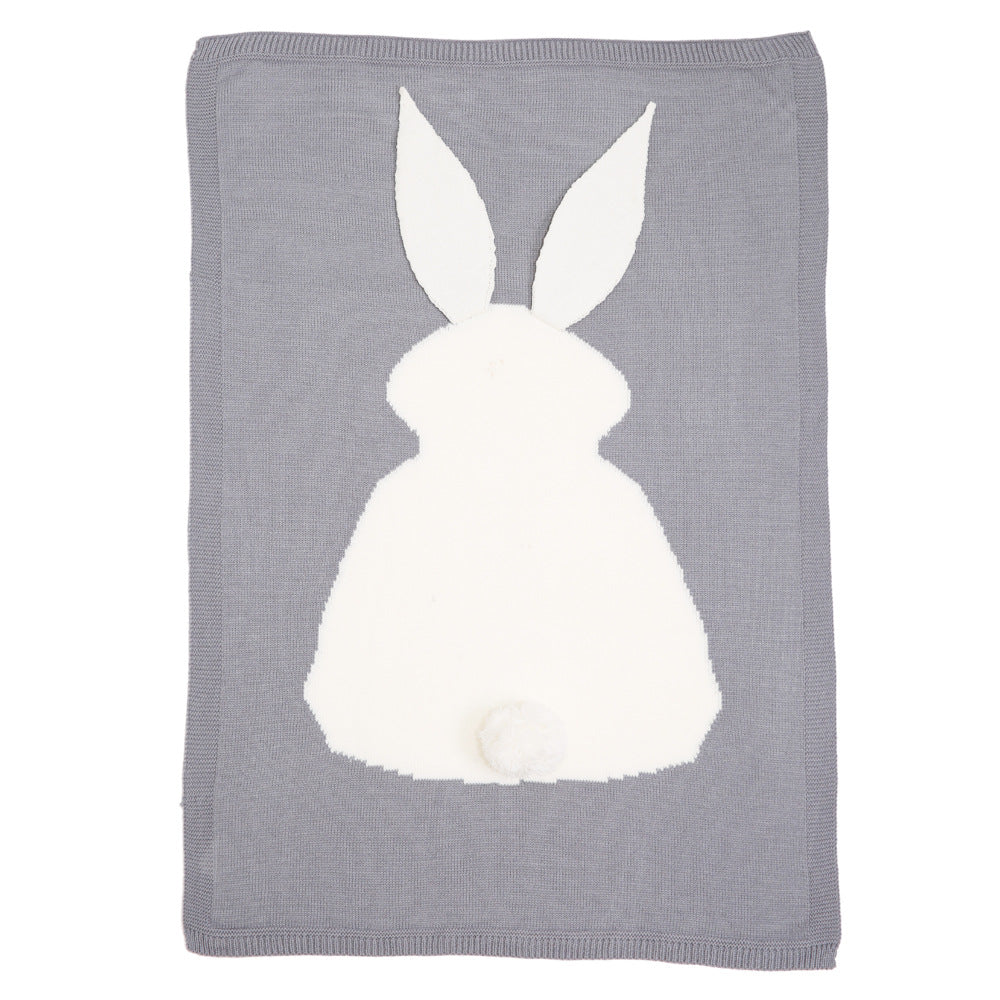 Baby Blanket Knit Bunny Ears Stuff Envelope Newborns Pajamas