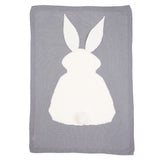Baby Blanket Knit Bunny Ears Stuff Envelope Newborns Pajamas
