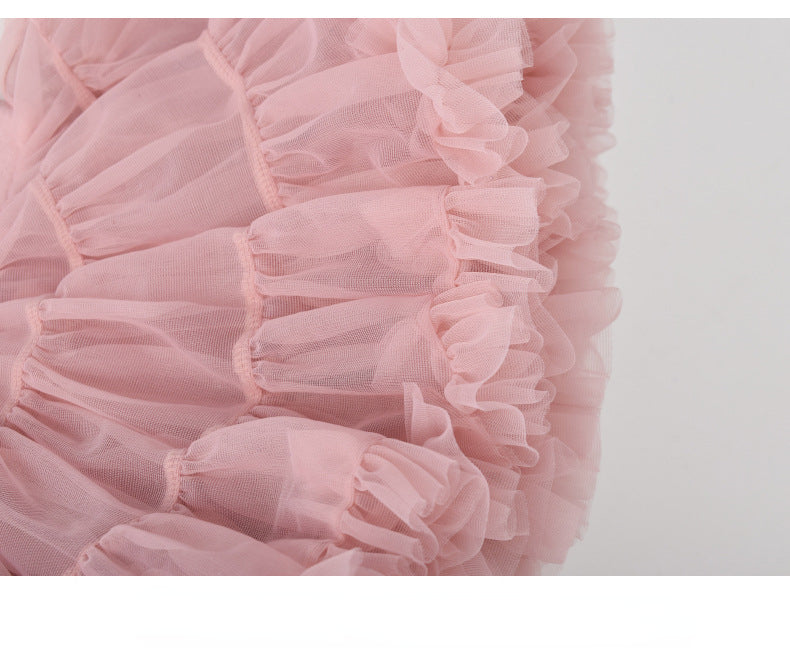 Kid Baby Girl Princess Cake Colorful Tutu Party Dance Tulle Skirts