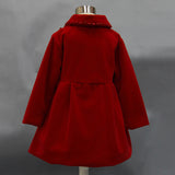 Kid Girls Trench Autumn Winter Woolen Coat
