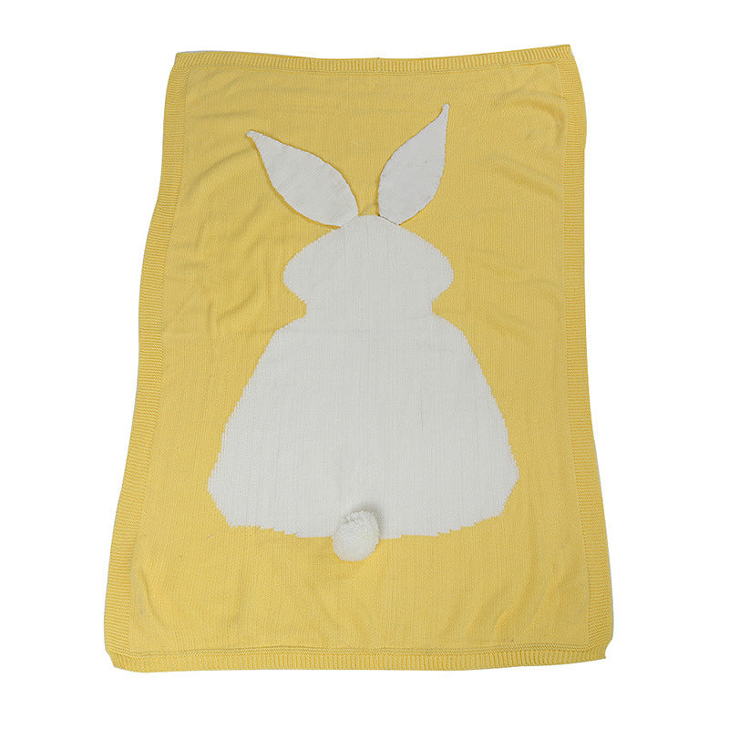 Baby Blanket Knit Bunny Ears Stuff Envelope Newborns Pajamas