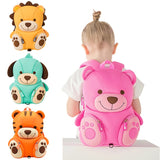 Girls 3D Cartoon Pink Bear School Bags Toddler Book Kindergarten Bag