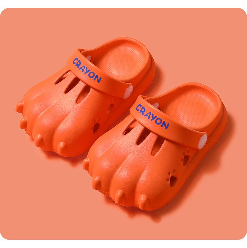 Kids Slippers 3D Dinosaur Claws Non-slip Beach Shoes