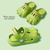 Kids Slippers 3D Dinosaur Claws Non-slip Beach Shoes