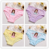 Kid Baby Girl Cotton Underwear Panties Cute Soft Breathable 4 Pieces/Lot