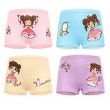 Kid Baby Girl Cotton Underwear Panties Cute Soft Breathable 4 Pieces/Lot