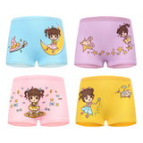 Kid Baby Girl Cotton Underwear Panties Cute Soft Breathable 4 Pieces/Lot