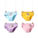 Kid Baby Girl Cotton Underwear Panties Cute Soft Breathable 4 Pieces/Lot