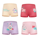 Kid Baby Girl Cotton Underwear Panties Cute Soft Breathable 4 Pieces/Lot