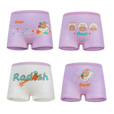 Kid Baby Girl Cotton Underwear Panties Cute Soft Breathable 4 Pieces/Lot