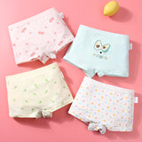 Kid Girl Cotton Cute Soft Underwear 4 Pieces/Lot 2-12Y