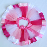 Kid Baby Girl Princess Rainbow Mesh Tutu Skirts