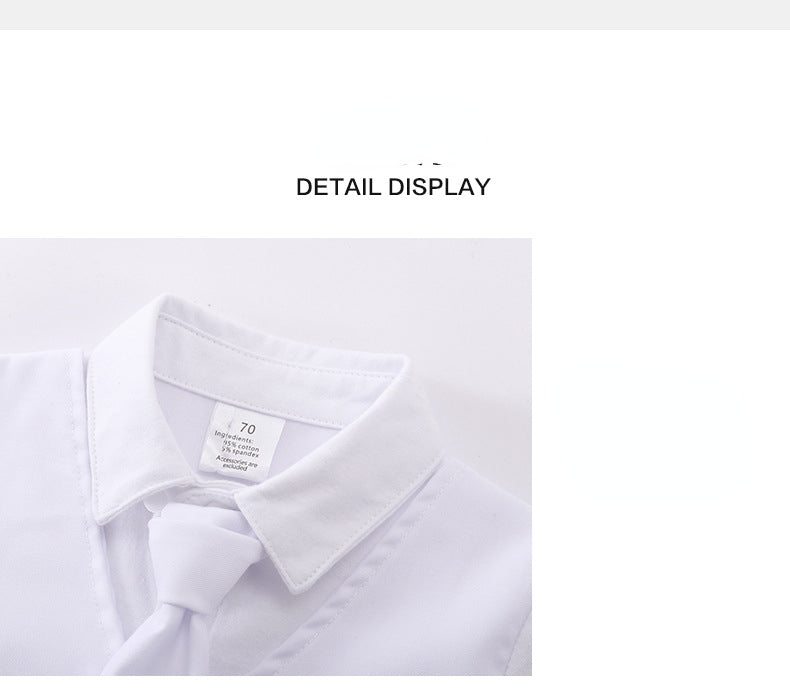 Baby Boy Suit Gentleman Short Sleeve Climbing Suit Rompers