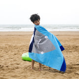 Kid Thicken Cartoon Cotton Bath Beach Towel Compressed Pajamas