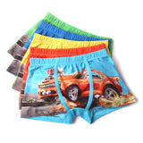 Kids Boys Briefs Shorts Cute Car Cartoon Underwear 3 Packs