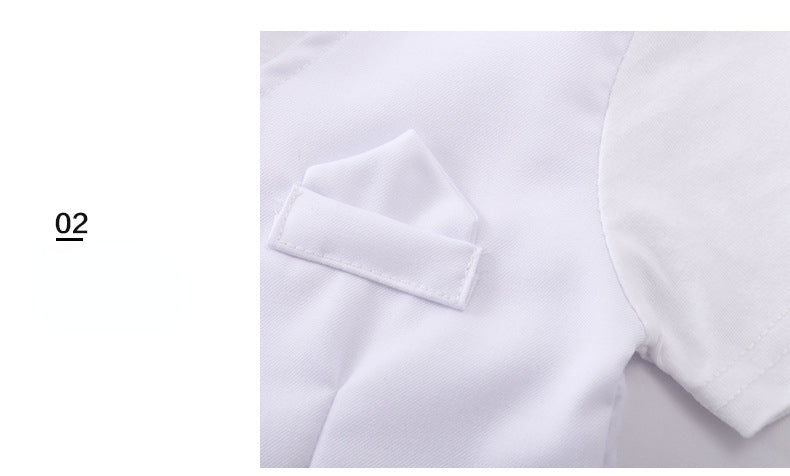 Baby Boy Suit Gentleman Short Sleeve Climbing Suit Rompers