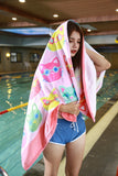Kid Thick Bath Towel Cartoon Printing Large Cotton Beach Bath Pajamas