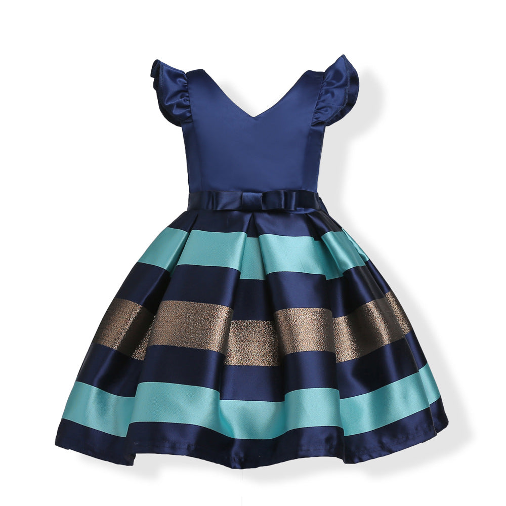Kid Girl European American Christmas Party Princess Dresses