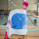 Kid Thicken Cartoon Cotton Bath Beach Towel Compressed Pajamas