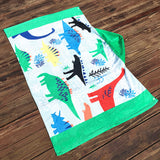 Kid Baby Pure Cotton Towel Poncho Gym Sports Hooded Mermaid Bathrobe Pajamas