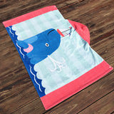 Kid Baby Pure Cotton Towel Poncho Gym Sports Hooded Mermaid Bathrobe Pajamas
