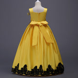 Kid Girl Long Runway Princess Prom Wedding Dresses