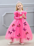 Kid Girl Christmas Cinderella Princess Dress