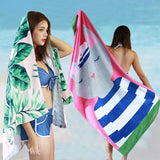 Kid Thick Bath Towel Cartoon Printing Large Cotton Beach Bath Pajamas