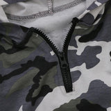 Baby Boy Girl Long Sleeve Camouflage Zip-Up Jumpsuit Romper