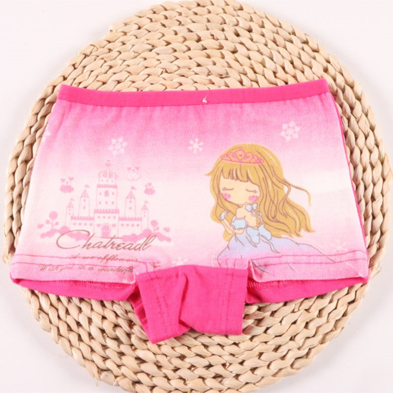 Kid Baby Girls Cotton Underwear Boxer Shorts 4 Piece/Lot