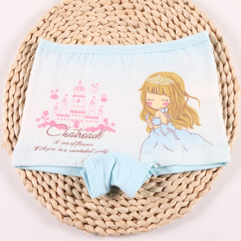 Kid Baby Girls Cotton Underwear Boxer Shorts 4 Piece/Lot