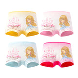 Kid Baby Girls Cotton Underwear Boxer Shorts 4 Piece/Lot