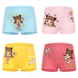 Baby Kid Girls Cotton Short Briefs Infant Underwear 4 Pieces/Lot