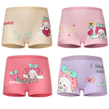 Baby Kid Girls Cotton Short Briefs Infant Underwear 4 Pieces/Lot