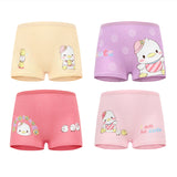 Baby Kid Girls Cotton Short Briefs Infant Underwear 4 Pieces/Lot