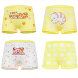 Baby Kid Girls Cotton Short Briefs Infant Underwear 4 Pieces/Lot