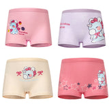 Baby Kid Girls Cotton Short Briefs Infant Underwear 4 Pieces/Lot