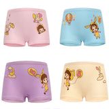 Baby Kid Girls Cotton Short Briefs Infant Underwear 4 Pieces/Lot