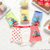 Kid Soft Cotton Boxers Underwear Shorts Cute Breathable 4 Pieces/Lot