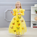 Kid Girl Christmas Cinderella Princess Dress